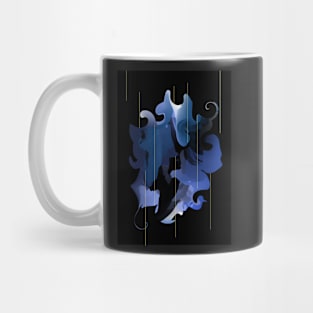 Blue Abstract Mug